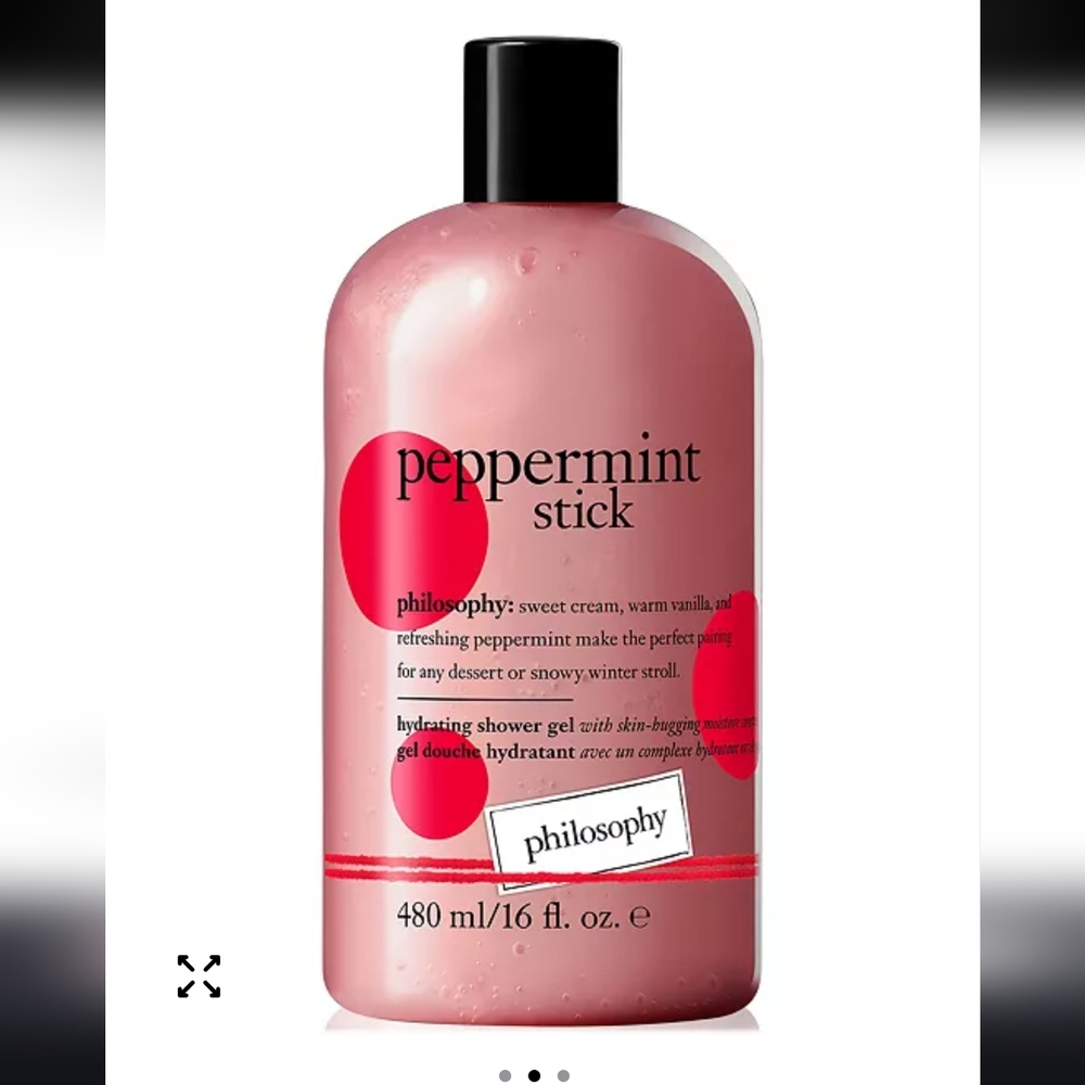 Philosophy Peppermint Stick Hydrating Shower Gel 16oz / 480ml  NEW